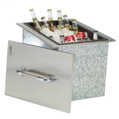 Bull Outdoors 17 Inch Stainless Steel Outdoor Kitchen Ice Chest