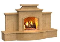 American Fyre Designs Mariposa Freestanding Vented Outdoor Gas Fireplace