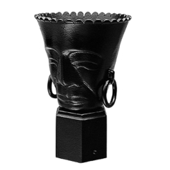 Everglow 6 Inch Polynesian Cast Aluminum Gas Torch Head