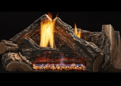 Monessen 18 Inch 7 Piece Burncrete Hybrid Dynamo Log Set for Glow Getter 18 Inch Burner