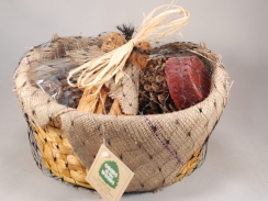 Goods of the Woods Fireplace Sampler Willow Basket