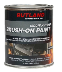 Rutland Hi-Temp Brush-On Paint - 1 Gallon Can