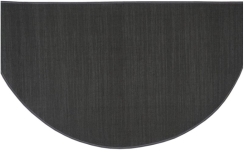 Goods of the Woods Guardian 4 Foot Black Half Round Fiberglass Hearth Rug
