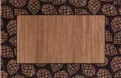 Goods of the Woods 32 x 52 Inch Pine Cone Hearth Rug