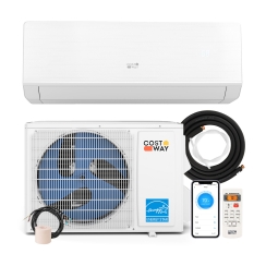 Costway 18K BTU R-32 SEERXtreme Energy Star Single-Zone Ductless Mini Split Package - 208/230V
