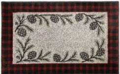 Goods of the Woods 30 x 50 Inch Vista II Timber Pine Hearth Rug
