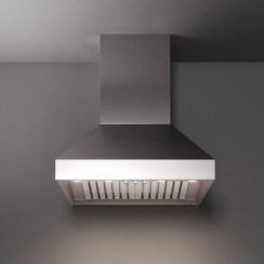 Falmec Professional Pyramid 48 Inch Stainless Steel 1000 CFM Wall Mount Hood