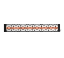 Infratech Comfort 62 Inch Motif Collection 3000W Single Element Electric Patio Heater