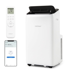 Costway 32 Inch 14K BTU WiFi-Enabled Inverter Portable Air Conditioner
