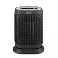 DeLonghi 1500W Compact Ceramic Desktop Heater with Remote