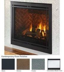 Majestic Decorative Black Mesh front for 42 Inch Meridian Fireplaces