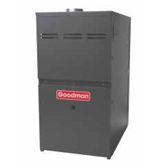 Goodman 60K BTU 80% AFUE Upflow/Horizontal ComfortBridge ECM Low NOx 2-Stage Gas Furnace - 1600 CFM