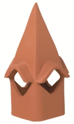 Superior Clay Cathedral Glazed Chimney Pot