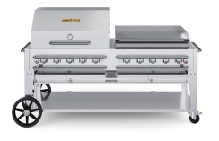 Crown Verity 60 Inch Mobile Rental Roll-Dome and Griddle Propane Grill