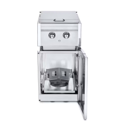 Crown Verity 19 Inch Infinite Series Propane Tank Cabinet Module with Propane Dual Side Burner