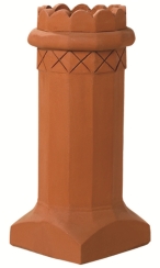 Superior Clay 15 Inch King Arthur Glazed Chimney Pot