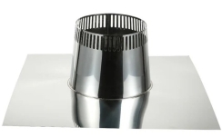AllFuel HST Flat Roof Flashing for 8 Inch Diameter Chimney Pipe