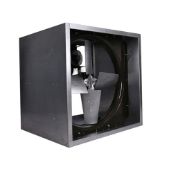 Triangle RVI Series 30 Inch 230/460V Three Phase 4 Blade Belt Drive Cabinet Supply Fan