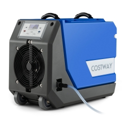 Costway 24 Inch Portable Commercial Dehumidifier with Pump and Drain Hose - 180 PPD