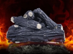 Formation Creation 18 Inch Country Oak Weathered Gas Log Set