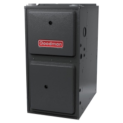 Goodman 80K BTU 92% AFUE Upflow/Horizontal Single Stage Gas Furnace with 9-Speed ECM - 1600 CFM