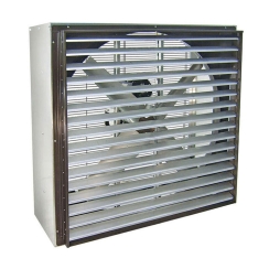 Triangle VIK Series 60 Inch 230V Single Phase Industrial Exhaust Fan with Belt Drive 5 HP Motor