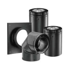 Majestic DVP58P-1 DVP Unit and Inline Pipe Adapter To Dura Vent 8 Inch Pipe
