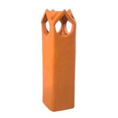 Superior Clay Dry Top Glazed Chimney Pot