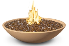 American Fyre Designs 40 Inch Marseille Gas Fire Bowl - Electronic Ignition