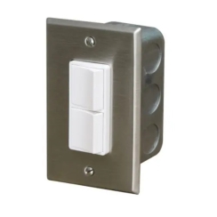 Schwank 2-Stage Single Duplex Flush Mount Control Switch for ElectricSchwank Patio Heaters