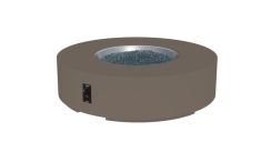 Outdoor Greatroom Company 60 Inch Round Cove Concrete Gas Fire Pit Table