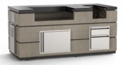 American Outdoor Grill 14 Inch Vertical Access Door with Tank Tray and Louvers