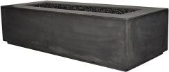 Fire By Design 78 Inch Aura Rectangular Gas Fire Pit - 24V Electronic Ignition