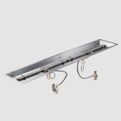 Outdoor Greatroom Company 72 x 12 Inch Crystal Fire Plus Linear Gas Fire Pit Burner