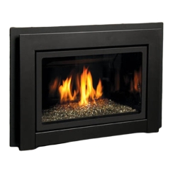 Kingsman Black 3 Piece Surround - 44 Inches x 30 Inches - For IDV33 Series Fireplace Inserts