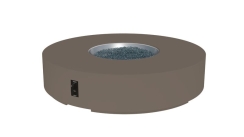 Outdoor Greatroom Company 72 Inch Round Cove Concrete Gas Fire Pit Table