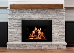 Empire 34 Inch Rainier Direct Vent Gas Fireplace Insert with Intermittent Pilot and On/Off Switch