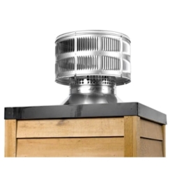 Majestic SL400 Round Termination Cap With Storm Collar - For 10-Inch Inner Diameter Majestic SL400 Chimney
