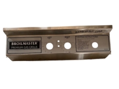 Broilmaster Stainless Steel Control Panel and Label Assembly For P4 Grills