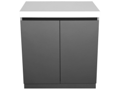 Whistler Grills White and Grey Double Door Cabinet