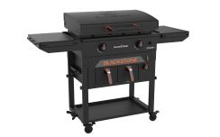 Blackstone 28 Inch Dual Side Shelf Propane Griddle with Air Fryer Combo