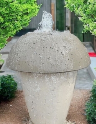 TessaRai 27 Inch 2 Piece Mushroom Water Fountain
