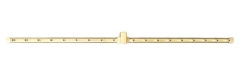 Warming Trends 44 x 8 Inch Linear CROSSFIRE Brass Burner
