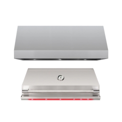 TrueFlame 10 Inch Wye Duct Fitting for 60 Inch 2nd Gen Vent Hoods