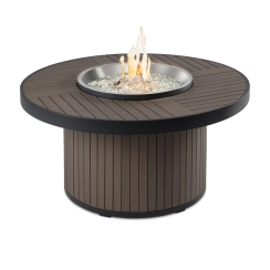 Outdoor Greatroom Company 42 Inch Kenwood/Brooks Round Chat Height Fire Pit Table - Manual