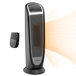 Lasko 23 Inch CT22766 Oscillating Ceramic Electric Tower Room Heater with Remote