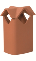 Superior Clay Diamond Clay Chimney Pot