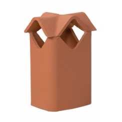 Superior Clay Diamond Glazed Chimney Pot