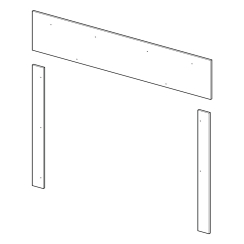 Napoleon Non-Combustible Kit for 36 Inch Elevation X Direct Vent Fireplaces