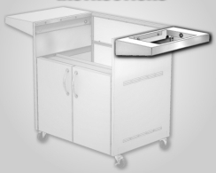 Artisan Single Side Mount Burner Shelf for Grills Carts